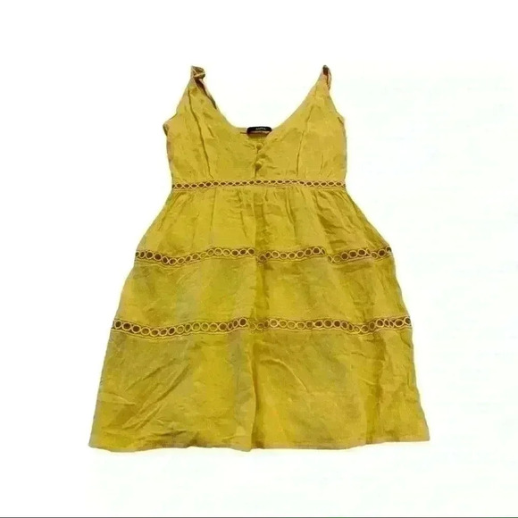 Zaful Yellow Tank Top Size Small - Picture 7 of 10